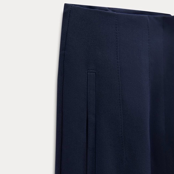 Zara High Waist Pants in Navy size Small - Picture 10 of 10